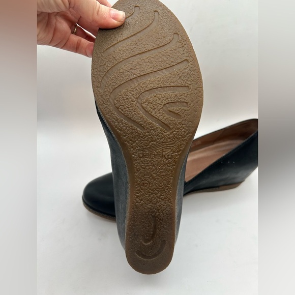 Dansko Liliana Black Nubuck Leather  Slip On Wedge Size EU 42 / US 11.5-12 - Picture 10 of 10